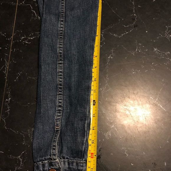 Hollywood short jean jacket size small - Picture 6 of 16